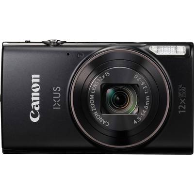 Canon IXUS 285 HS BLACK Digitalkamera 20.2 Megapixel Opt. Zoom: 12 x Schwarz WiFi, GPS