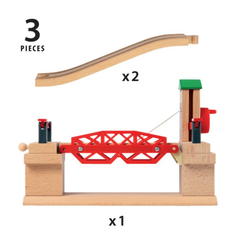 BRIO Hebebrücke, Szenenbild, 0,3 Jahr(e), Rot-2