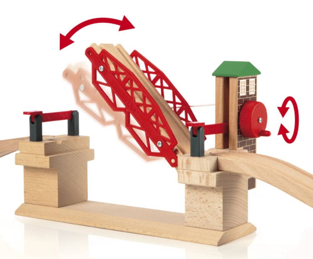 BRIO Hebebrücke, Szenenbild, 0,3 Jahr(e), Rot-3
