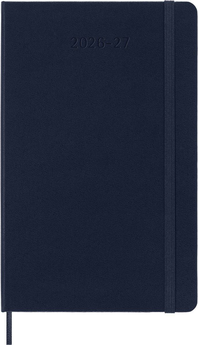 Wochenkalender 18 Monate Large A5 1 Woche/Seiten horizontal fester Einband saphir 2026/2027