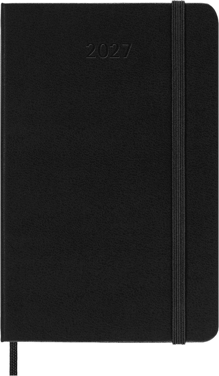 MOLESKINE Taschenkalender 2027, Wochen, P/A6,Hardc.,schwarz-0