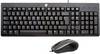 V7 Videoseven CK0A1-4E1P USB Tastatur, Maus-Set Französisch, AZERTY Schwarz