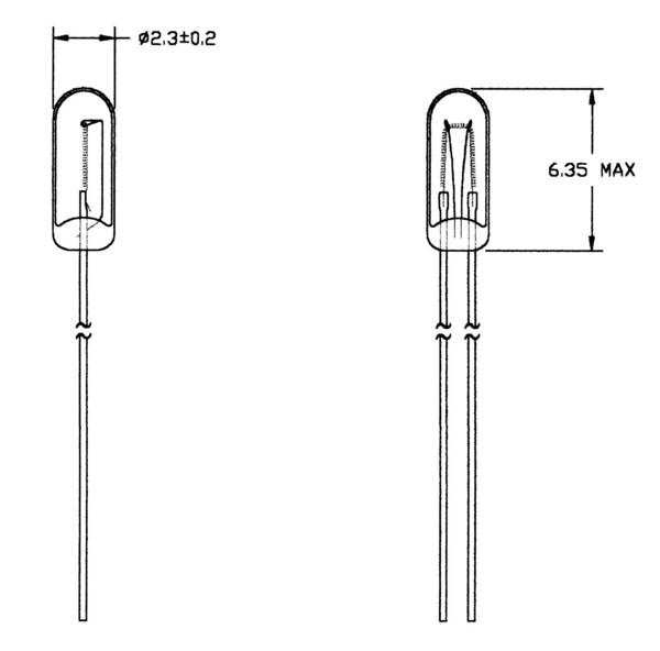 Barthelme 21616300 Spezialglühlampe  Klar T3/4 WT 16 V 30 mA 1 Set