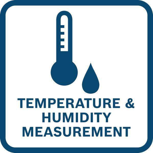 Symbolbild für Bosch Professional GMP 2-15 Holzfeuchtemessgerät Temperaturmessung