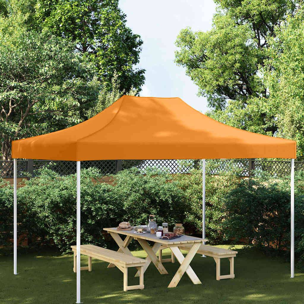 Partyzelt-Dach 4x3 m Orange 270 g/m²-0
