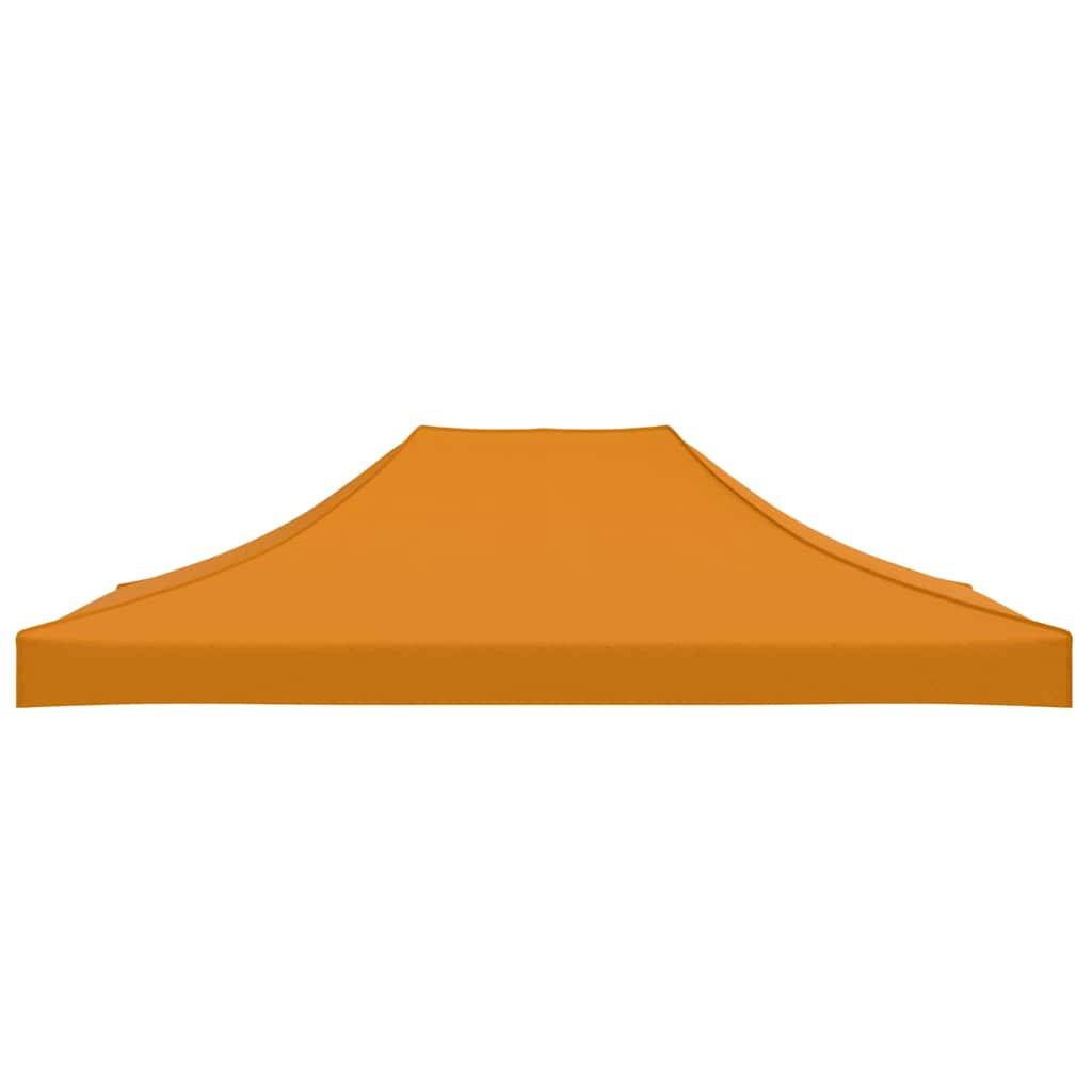 Partyzelt-Dach 4x3 m Orange 270 g/m²-2