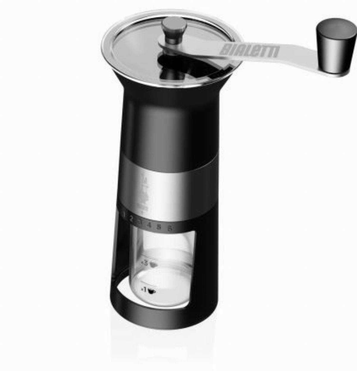 Bialetti MCPRO001, Mühle mit Schlagmesser, Schwarz, Edelstahl-2