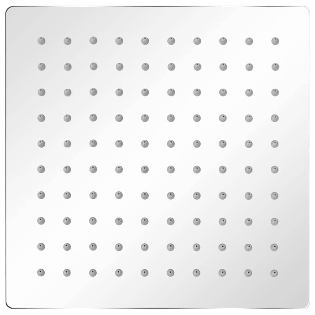 Regenduschkopf Edelstahl 20x20 cm Quadratisch-1