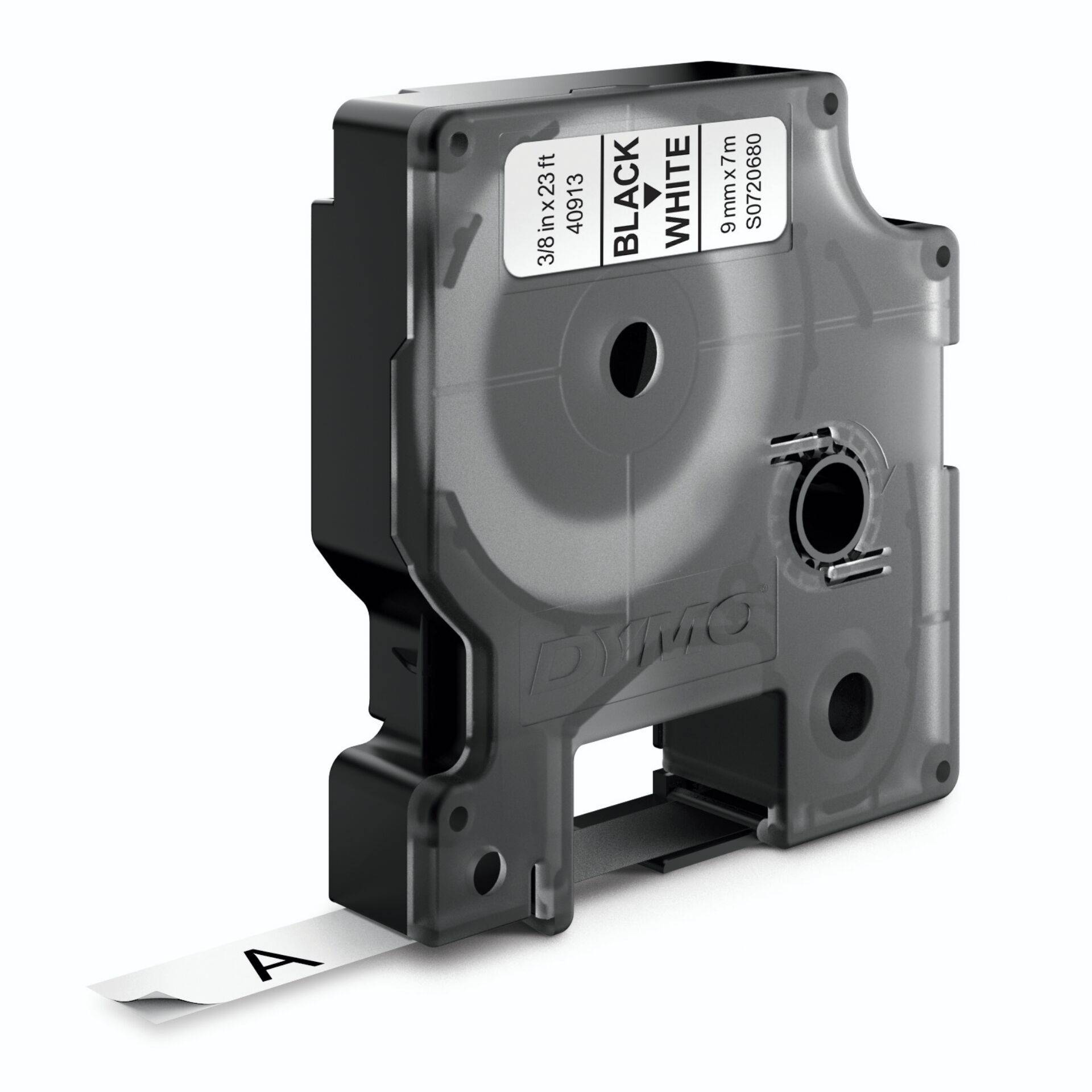 Dymo D1 Schriftband 9 mm x 7 m schwarz auf weiß 40913-1