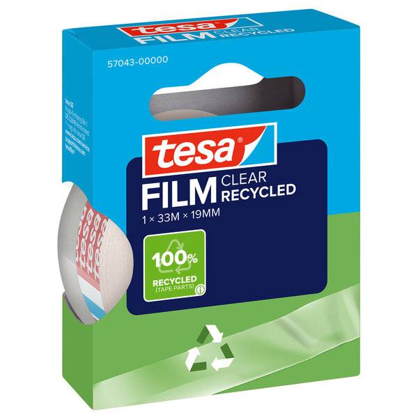 tesafilm Clear Recycled Rolle 10m 15mm Blister 2St.-0