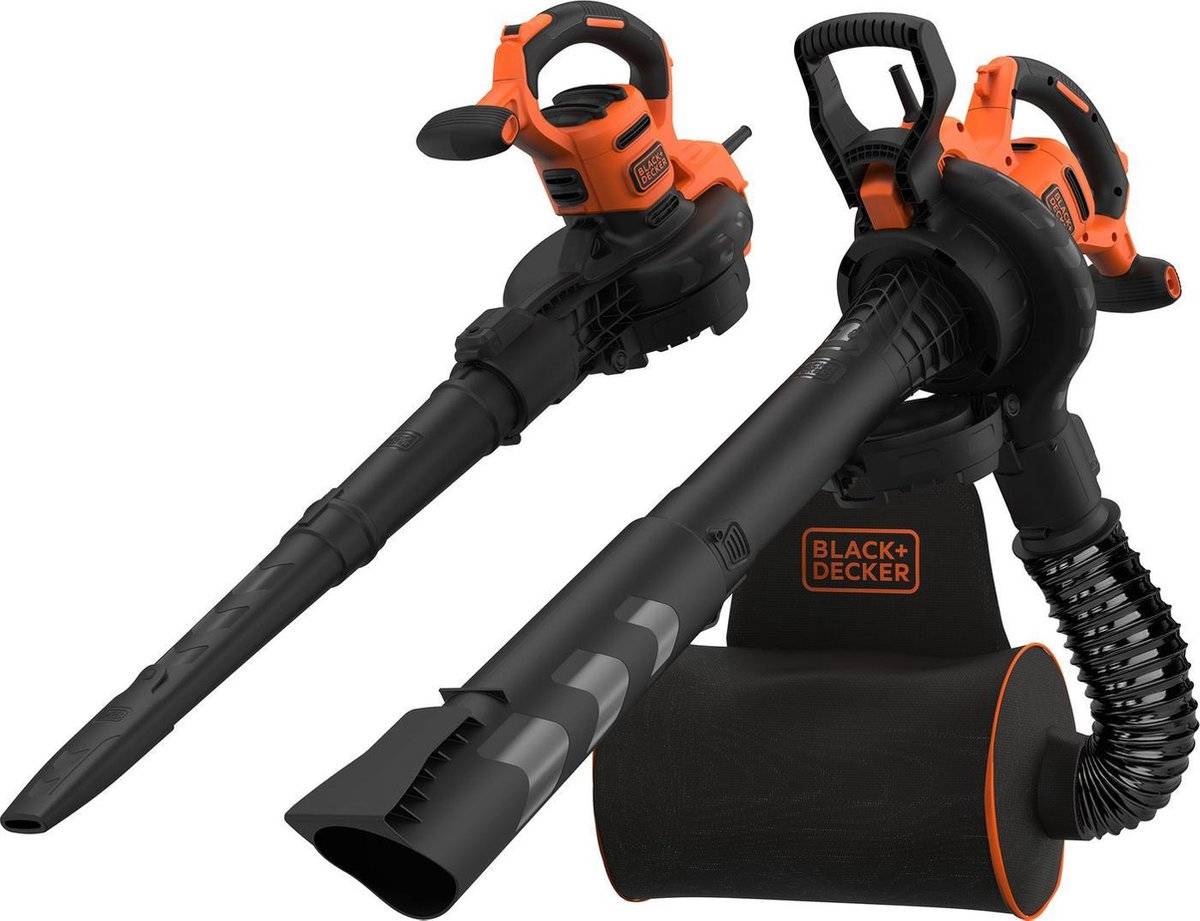BLACK+DECKER BEBLV300-QS - Gartensauger/Laubbläser - elektrisch - 3000 W - 900 m³/Std. - 404 km/h-0