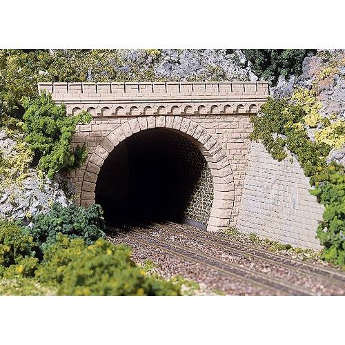 Auhagen 41 587 H0 Tunnel-Portal 2gleisig Kunststoffmodell