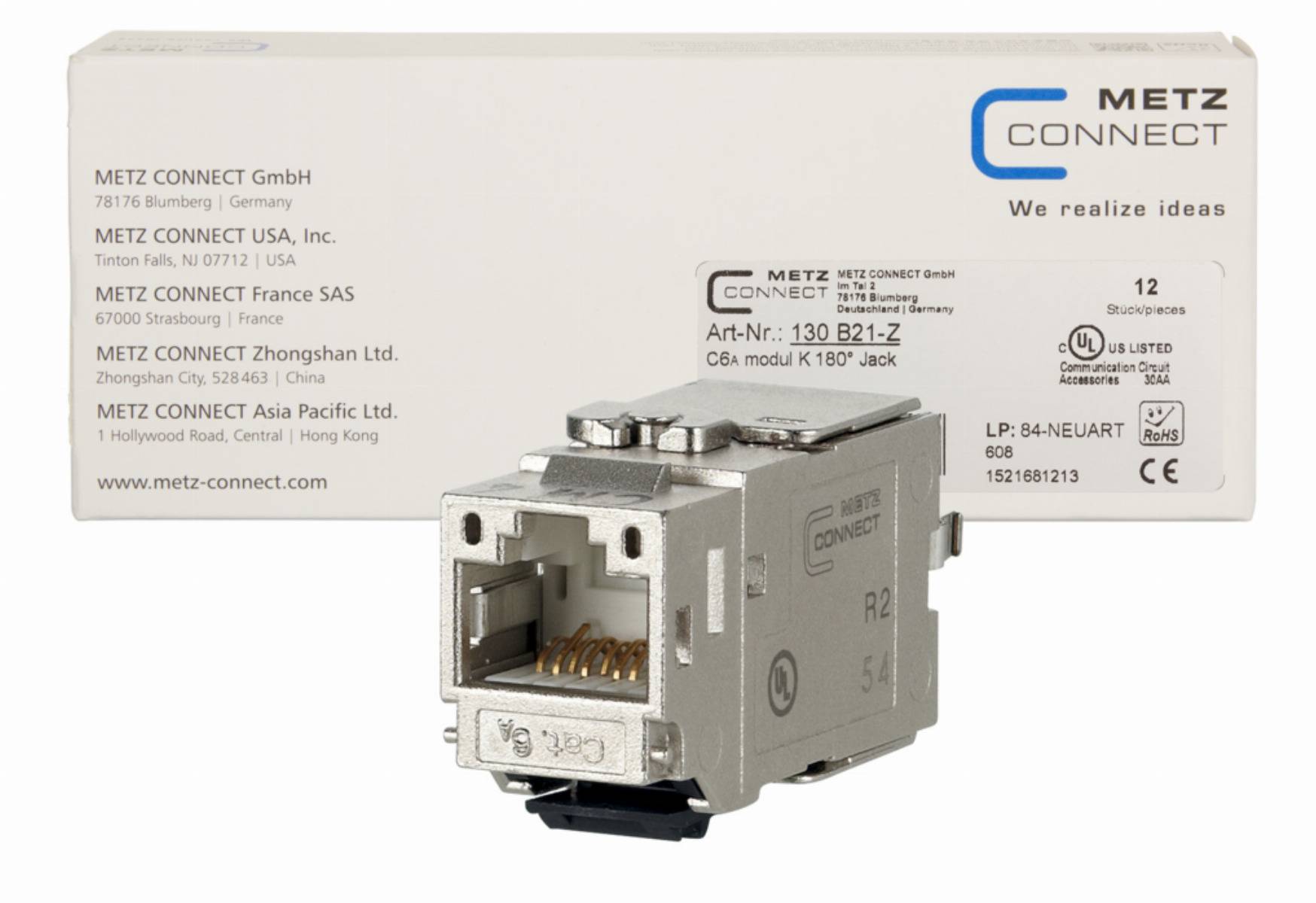 12 Stk. Metz Connect C6Amodul K 180 Jack-1