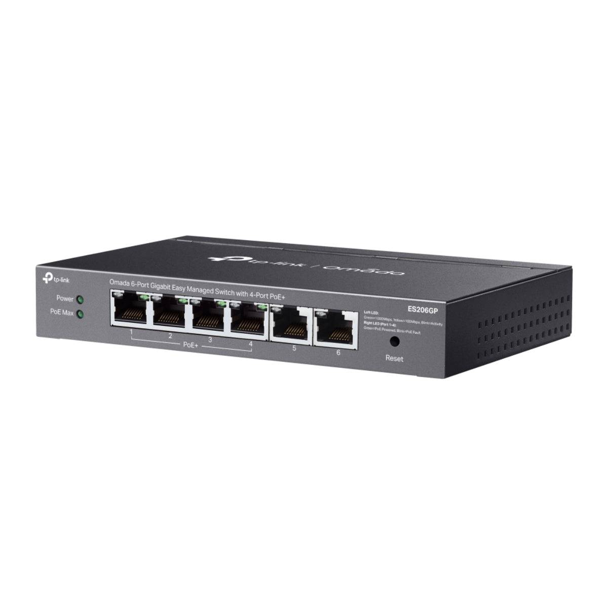 Omada ES206GP 6-Port Gigabit Easy mgd. Switch 4-Port PoE+-2