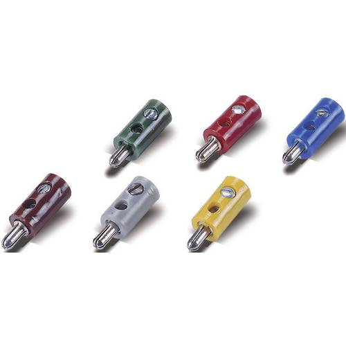 08891 Modellbahn Stecker 2.6 mm 10 St. mit Querloch Braun