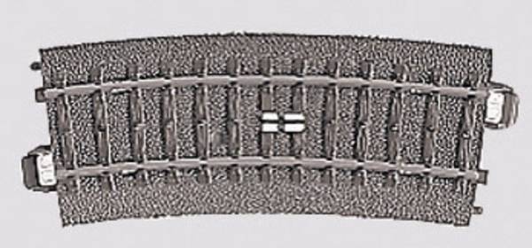 H0 Märklin C-Gleis (mit Bettung) 24194 Schaltgleis, gebogen  1 St.