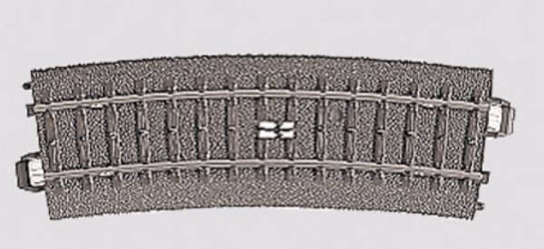 H0 Märklin C-Gleis (mit Bettung) 24294 Schaltgleis, gebogen  1 St.