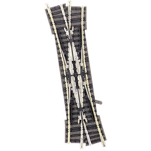 9184 N Fleischmann piccolo (mit Bettung) Doppelkreuzungsweiche, links 111 mm 15 ° 430 mm 1 St.