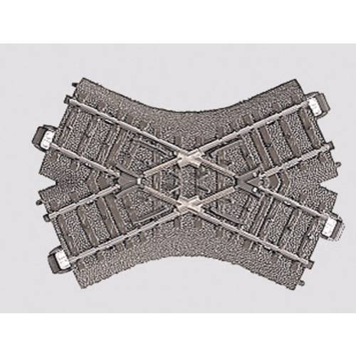 H0 Märklin C-Gleis (mit Bettung) 24649 Kreuzung 103.3 mm 1 St.