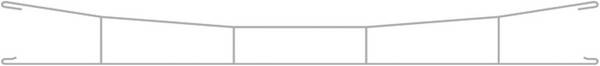 Viessmann Modelltechnik 4142 H0 Fahrdraht  H0 Fleischmann Profi-Gleis, H0 RocoLine (ohne Bettung) 190.0 mm 5 St.