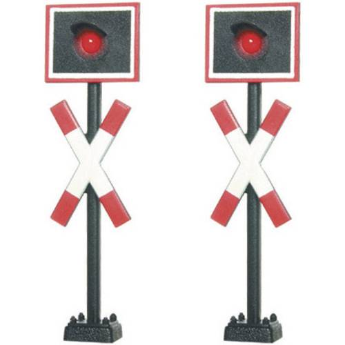 Viessmann Modelltechnik 5058 H0 2er Set Andreaskreuze Fertigmodell