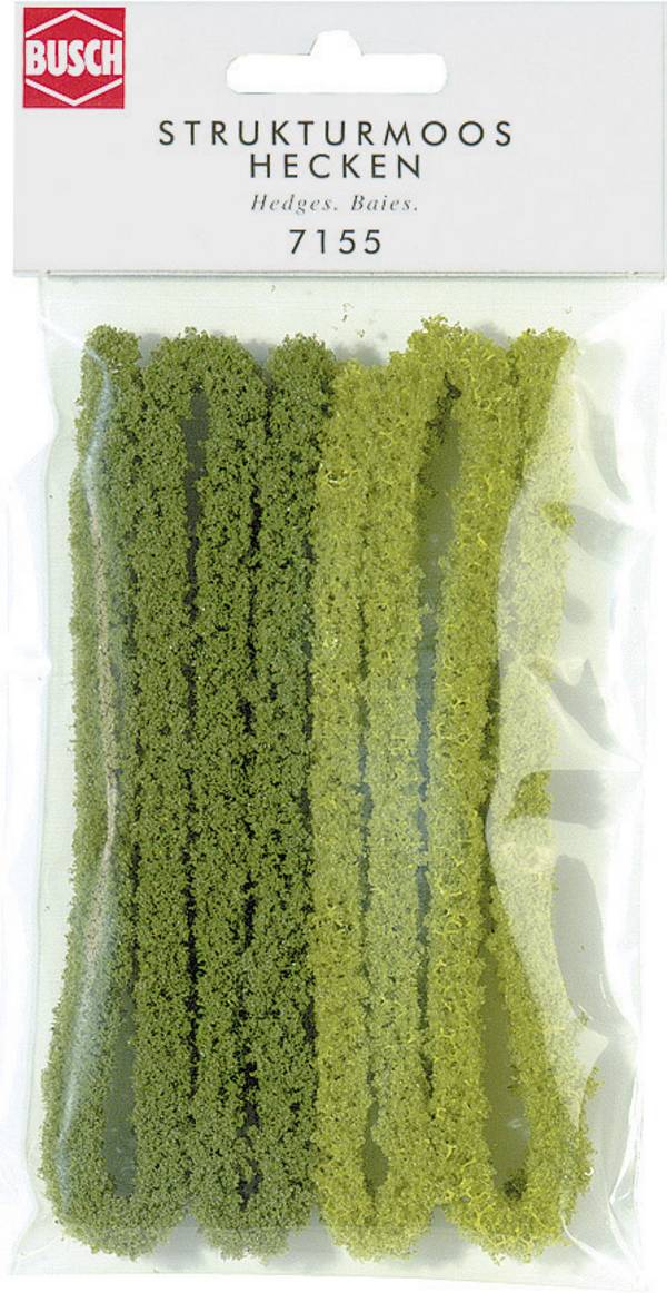 Busch 7155 Hecke  10 mm Grün
