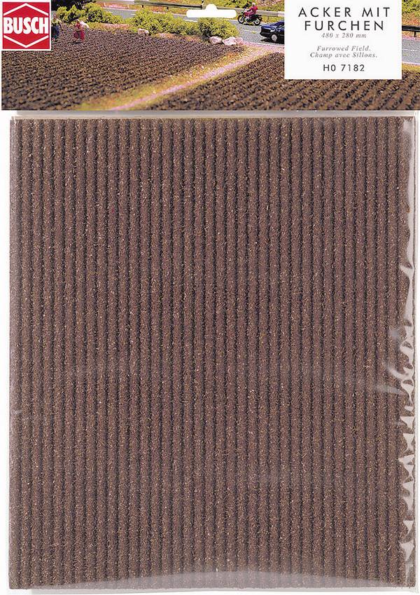 Busch 7182 Geländematte Acker mit Furchen (L x B) 280 mm x 480 mm