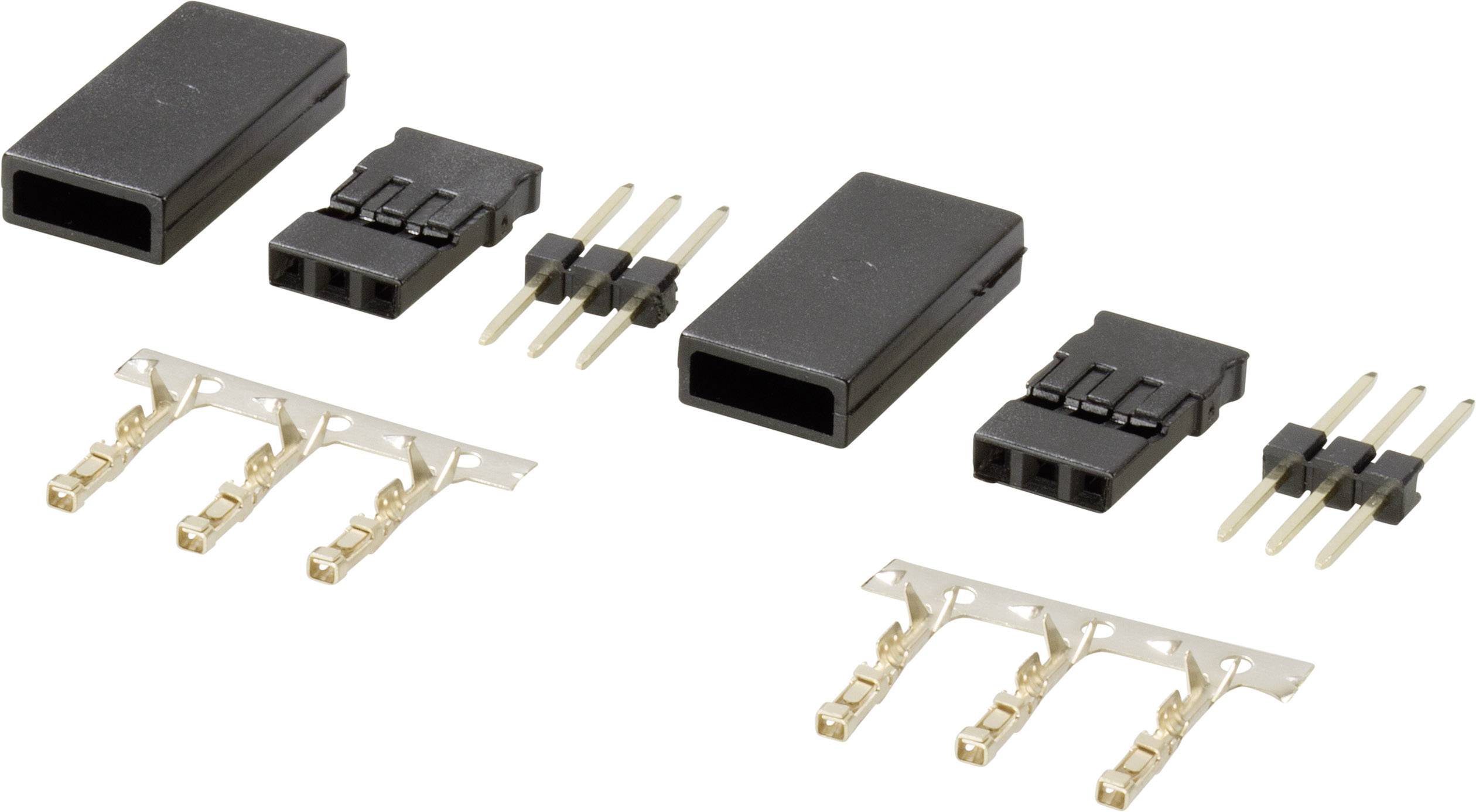 Modelcraft Servo-Stecker lose JR 1 Paar