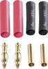 Reely 224896 Akku Stecker 2 mm vergoldet 2 Paar