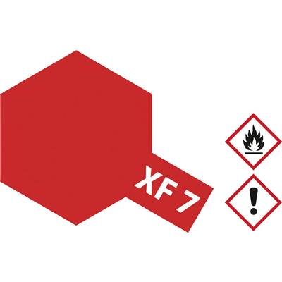 Tamiya Acrylfarbe Rot (matt) XF-7 Glasbehälter 23 ml