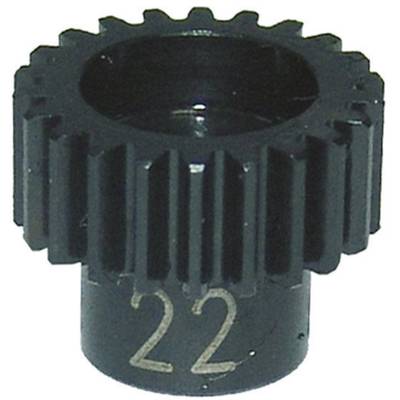 Reely EL0221S Tuningteil Stahl-Motorritzel 22 Zähne Modul 48DP 