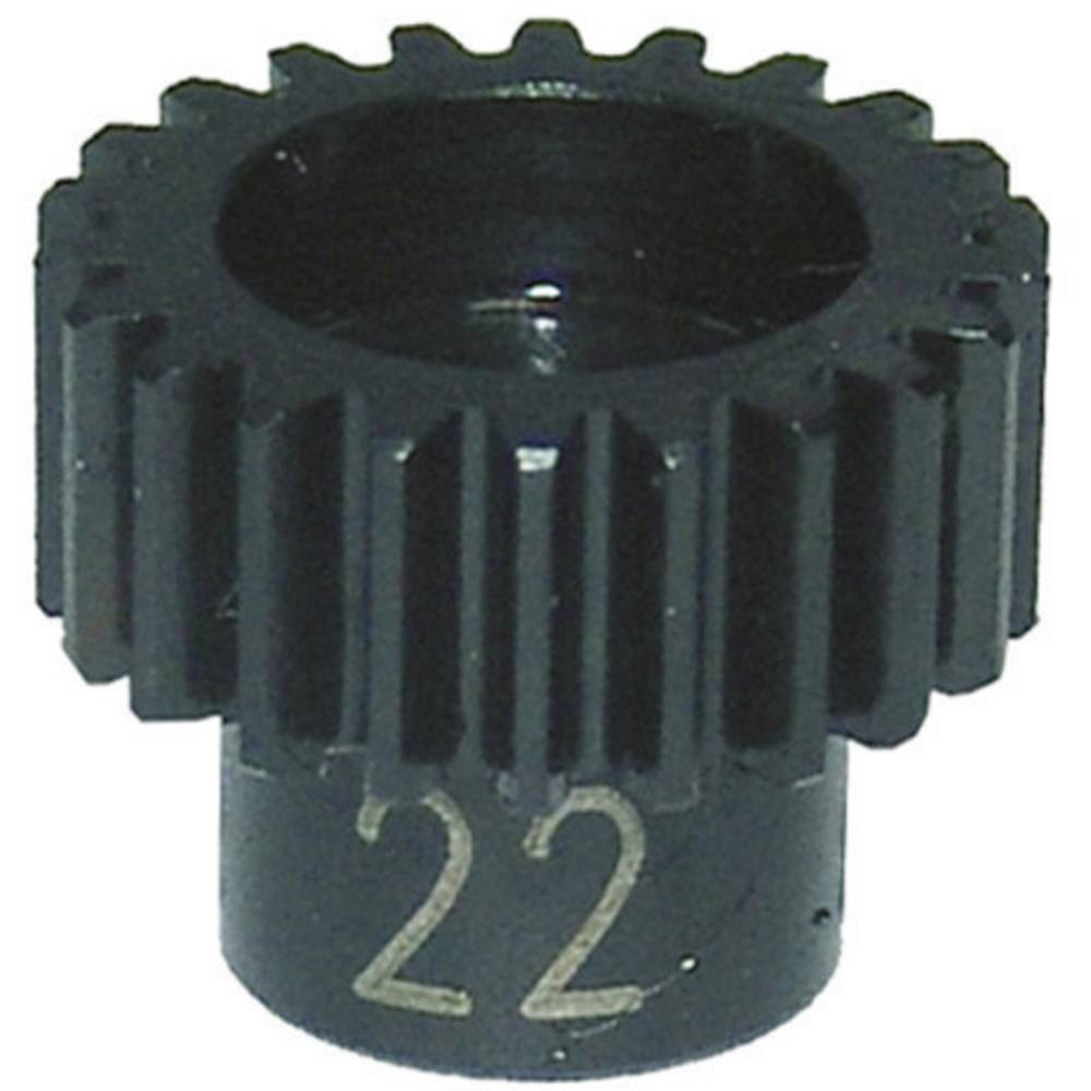 Reely EL0221S Tuning-onderdeel Stalen motorrondsel 22 tanden module 48DP