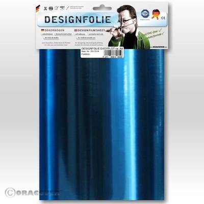 Oracover 50-097-B Designfolie Easyplot (L x B) 300 mm x 208 mm Chrom-Blau