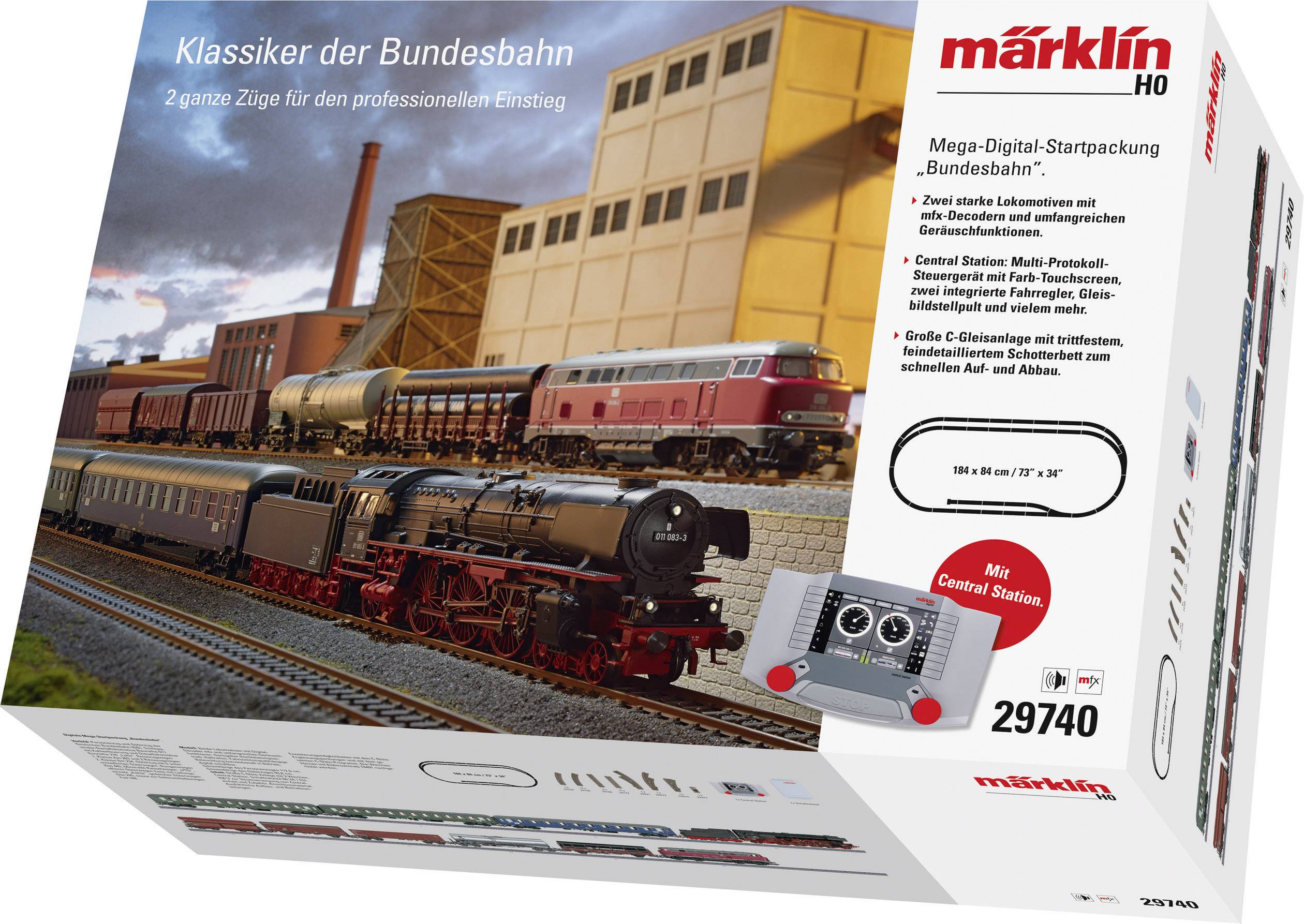 Märklin 29740 H0 Mega-Digital-Startset Bundesbahn Kaufen