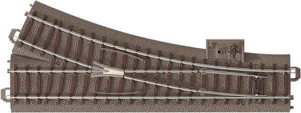 H0 Trix C-Gleis 62612 Weiche, rechts 188.3 mm 1 St.