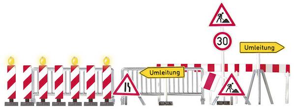 Busch 5937 H0 7er Set Warnbalken mit Blinkschaltung Bausatz