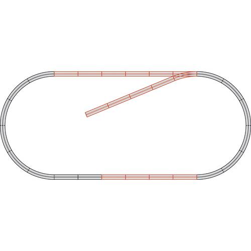 H0 Roco geoLINE (mit Bettung) 61101 Ergänzungs-Set 1 Set