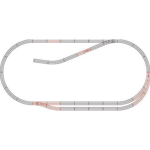 H0 Roco geoLINE (mit Bettung) 61102 Ergänzungs-Set 1 Set