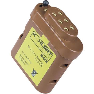 Kahlert Licht 60897 Batteriebox  mit Anschlussbuchse   4.5 V