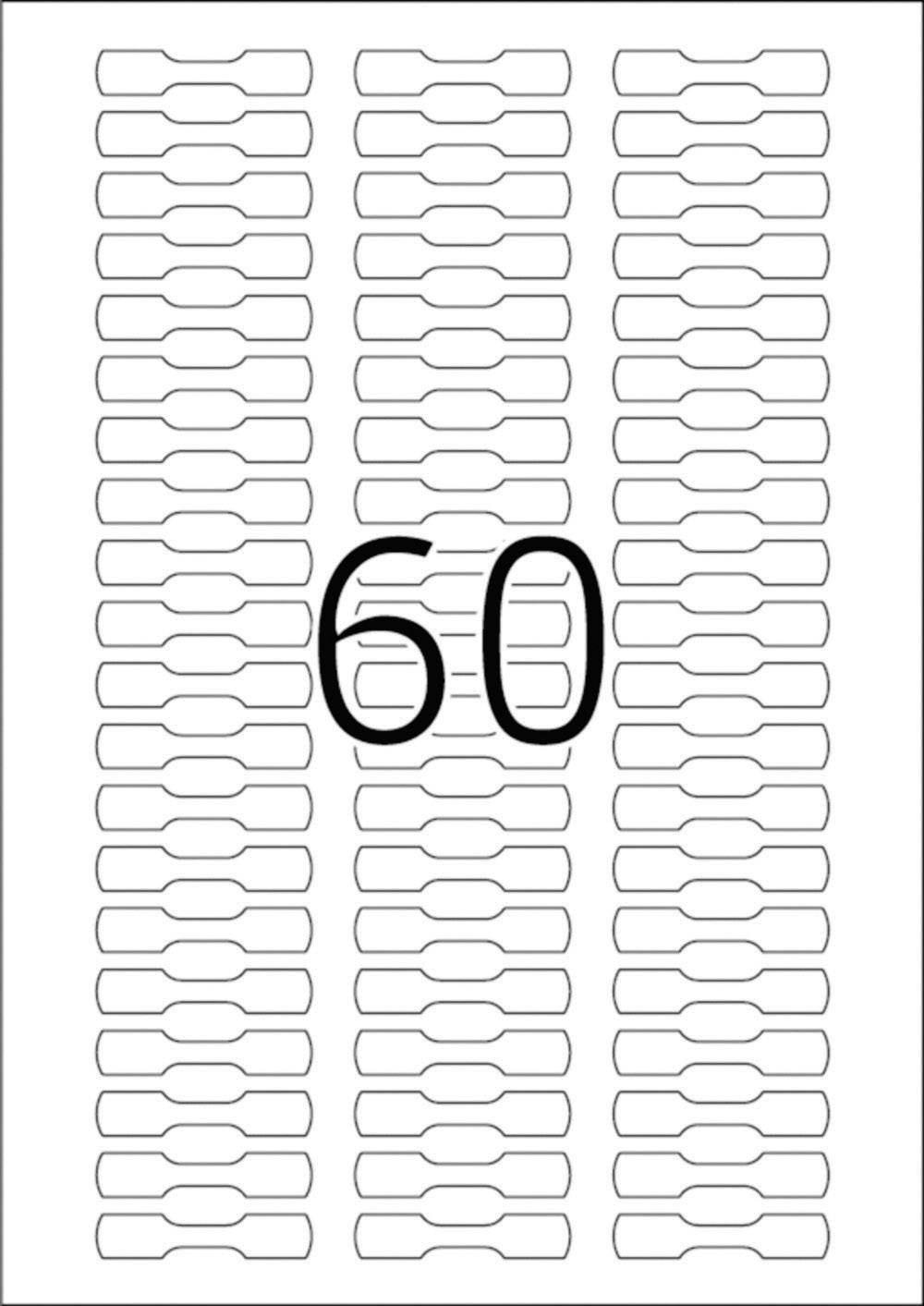 HERMA Ringetikett 5116 49,0x10,0mm weiß 1.500 St./Pack.-1