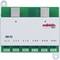 Märklin S88 AC-Modul mit 16 Eingängen zur Rückmeldung im digitalen Modellbahnsteuerungssystem. Weiße Abdeckung mit grüner Basis.