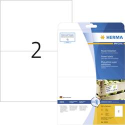 Image of Herma 10910 Etiketten 210 x 148 mm Papier Weiß 50 St. Permanent Kraftkleber-Etiketten, Universal-Etiketten Tinte, Laser,