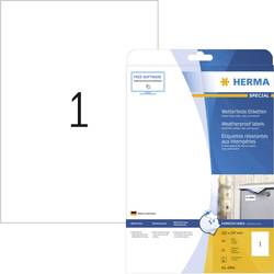 Image of Herma 4866 Etiketten 210 x 297 mm Folie Weiß 10 St. Permanent Universal-Etiketten, Wetterfeste Etiketten