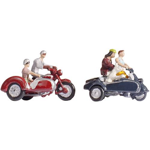 NOCH TT Motorradfahrer Bemalt, Stehend