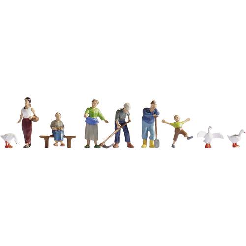 NOCH H0 Landwirte Bemalt, Sitzend, Stehend