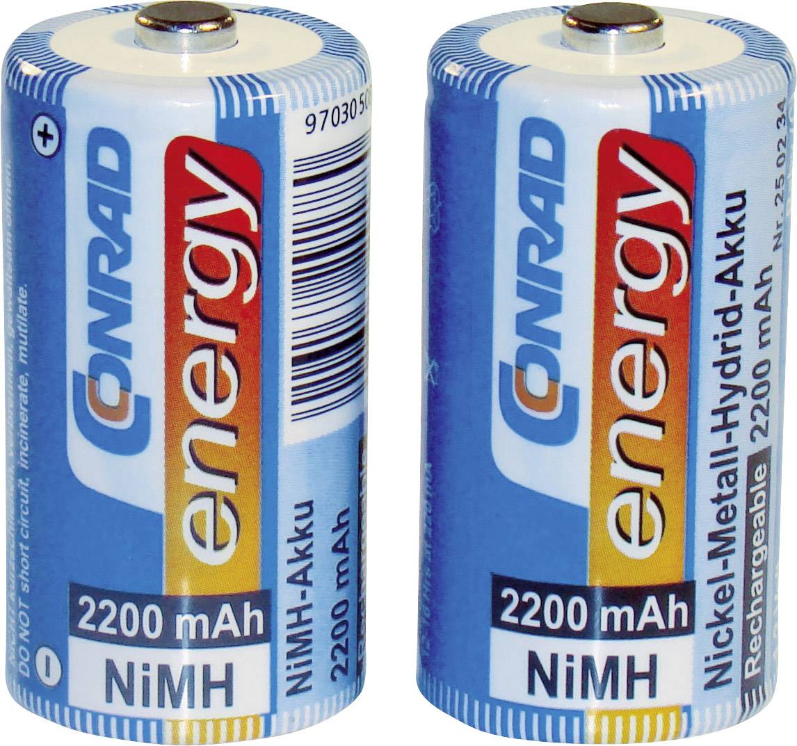 Conrad energy HR14 Baby (C)-Akku NiMH 2200 mAh 1.2 V 2 St.