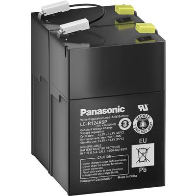 Panasonic 12 V 4,5 Ah LC-R124R5PD Bleiakku 12 V 4.5 Ah Blei-Vlies (AGM) (B x H x T) 70 x 102 x 97 mm Flachstecker 4.8 mm