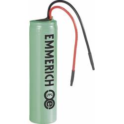 Speciální akumulátor Emmerich NCR18650A, 18650, s kabelem, Li-Ion akumulátor, 3.6 V, 3100 mAh