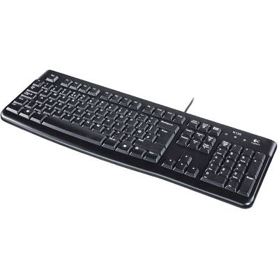Logitech K120 for Business FR-Layout USB Tastatur Französisch, AZERTY Schwarz  