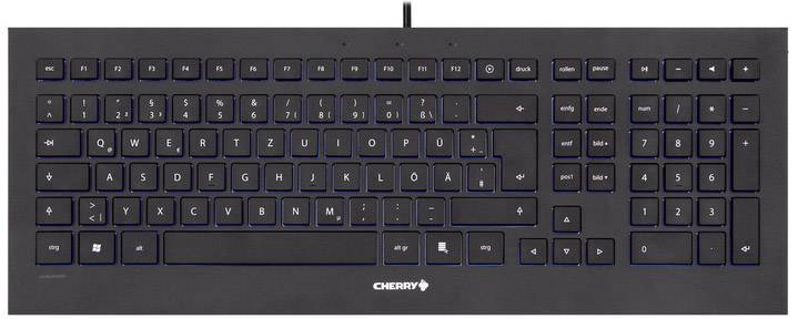 Tastatur CHERRY STRAIT 3.0 JK-360 Schwarz CH-Layout